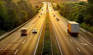 Dźwięki autostrad, dróg, autostrad